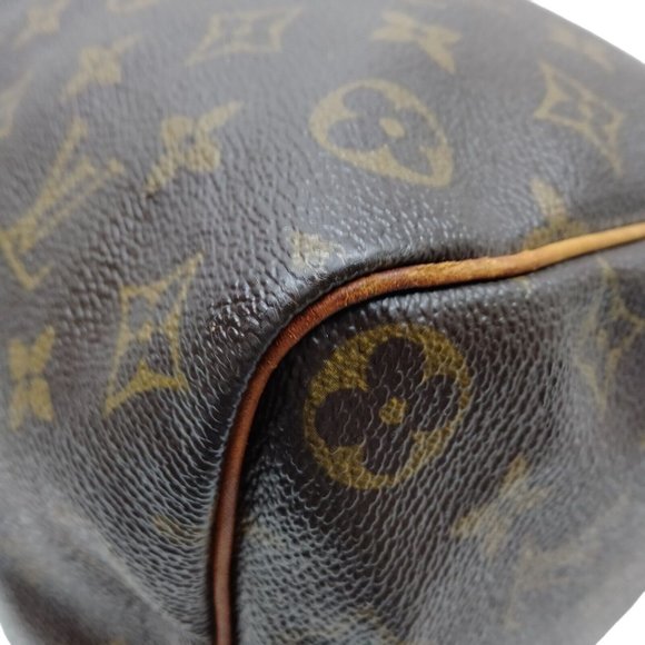 916297M Louis Vuitton Satchel Bag Speedy 35 Brown Monogram - Picture 6 of 12